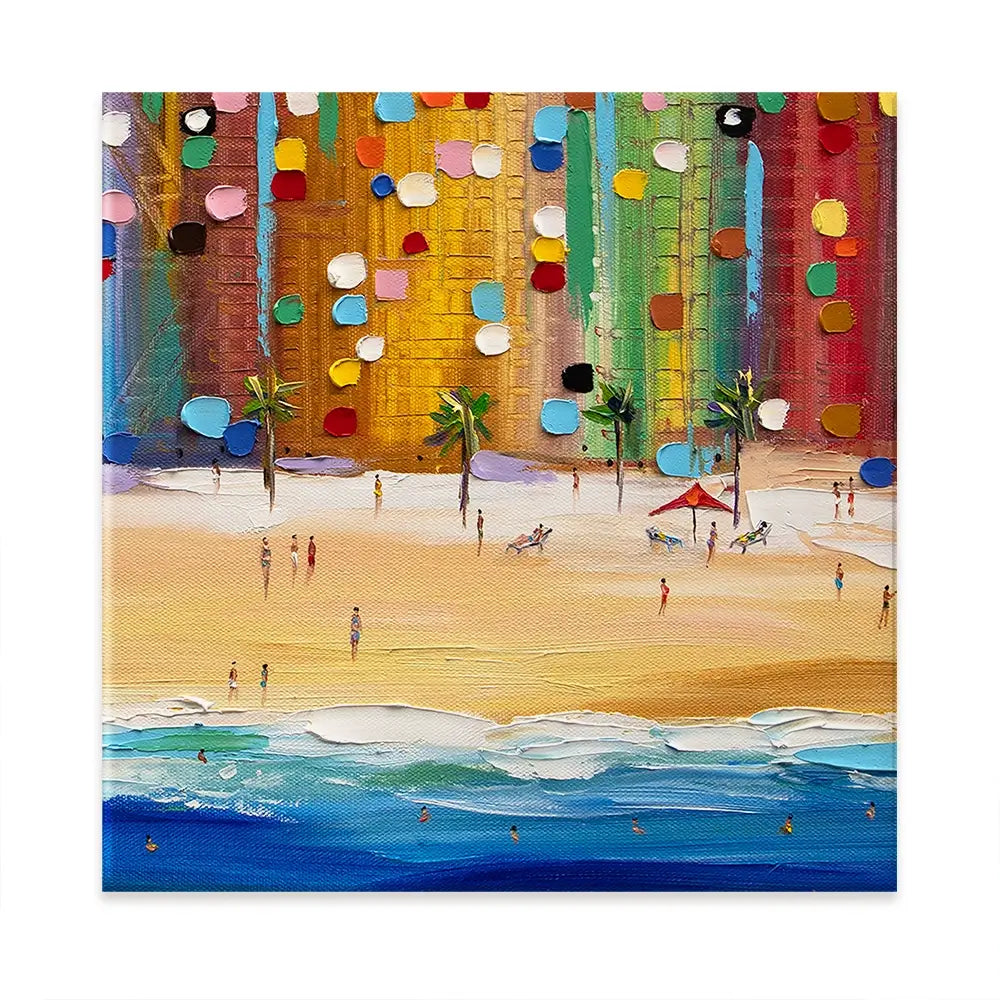Beach Vibes Oversized Canvas Print Beach Vibes Oversized Canvas Print wall art product Ekaterina Ermilkina