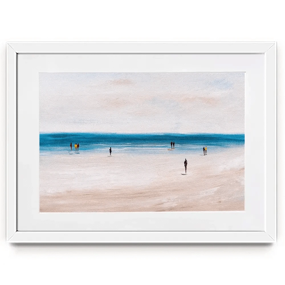 Beach Walks Framed Art Print Beach Walks Framed Art Print wall art product CYC / Shutterstock