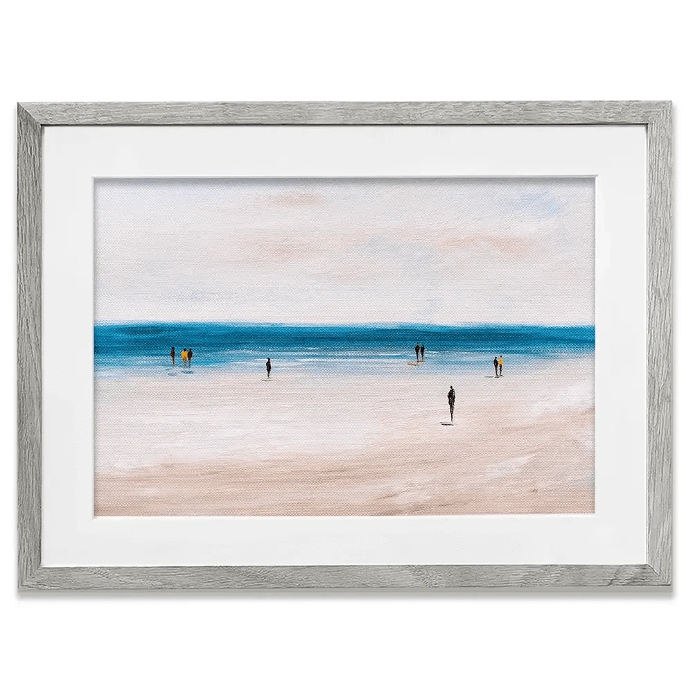 Beach Walks Framed Art Print Beach Walks Framed Art Print wall art product CYC / Shutterstock