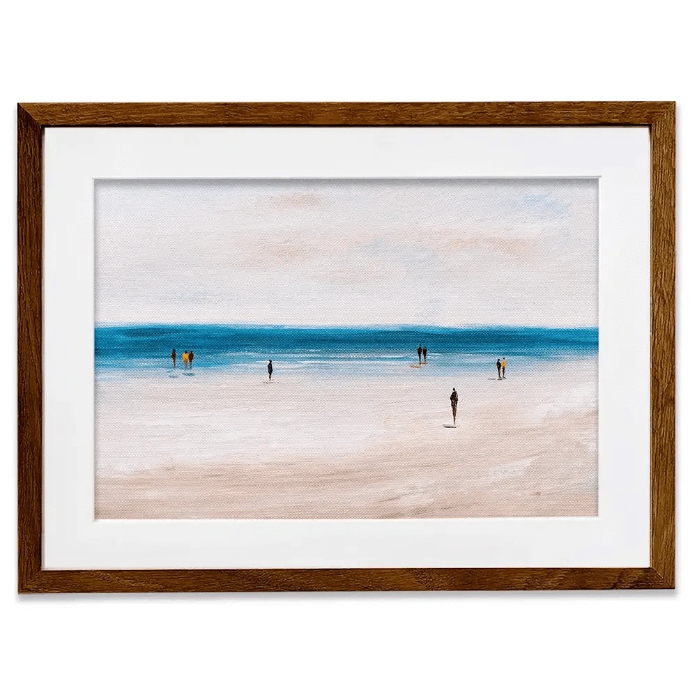 Beach Walks Framed Art Print Beach Walks Framed Art Print wall art product CYC / Shutterstock