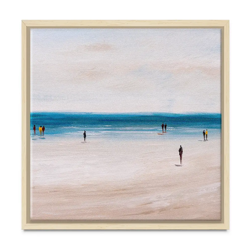 Beach Walks Square Canvas Print Beach Walks Square Canvas Print wall art product CYC / Shutterstock
