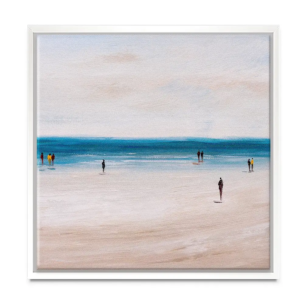 Beach Walks Square Canvas Print Beach Walks Square Canvas Print wall art product CYC / Shutterstock