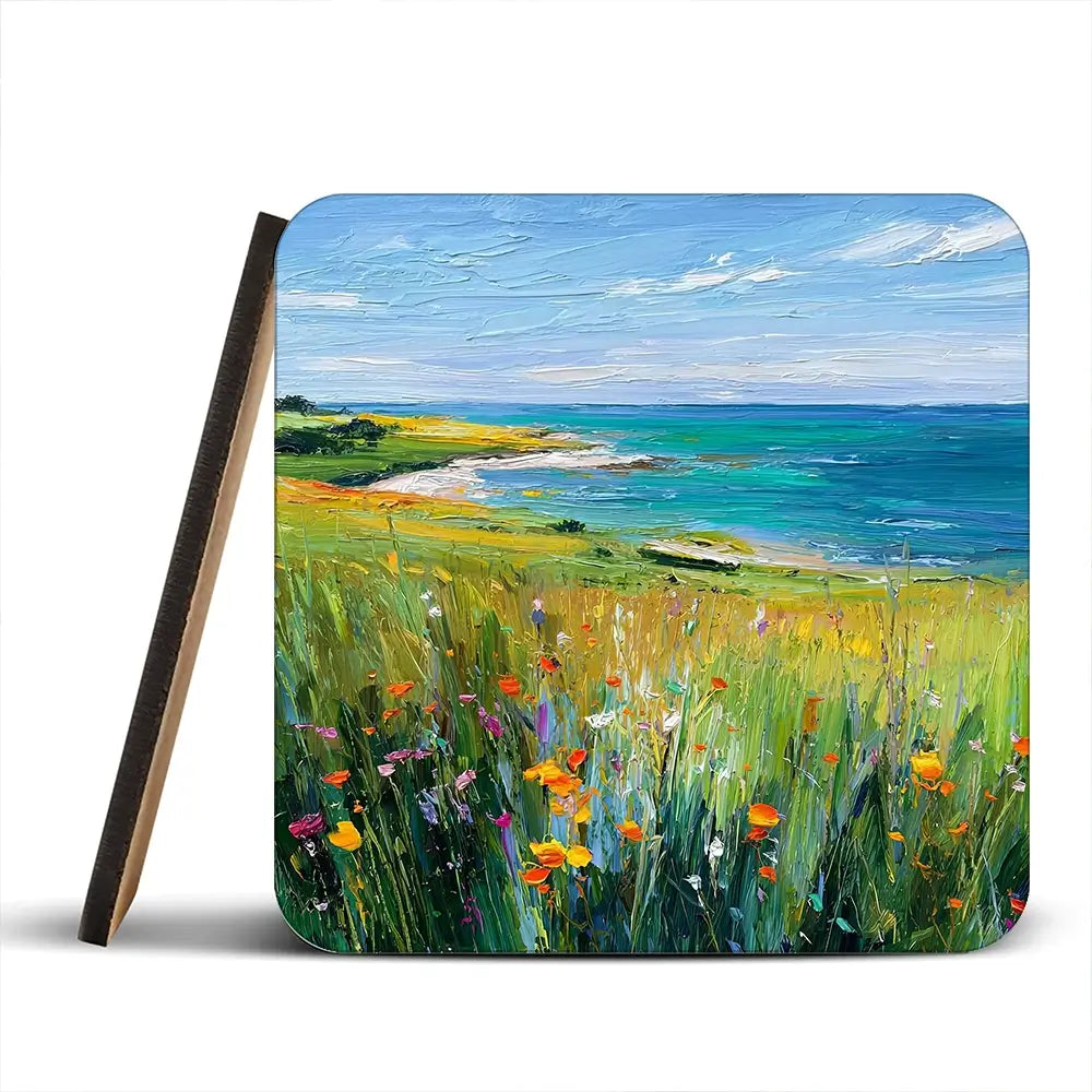 Beachy Blossoms Coaster Set Beachy Blossoms Coaster Set wall art product David Alexander Elder