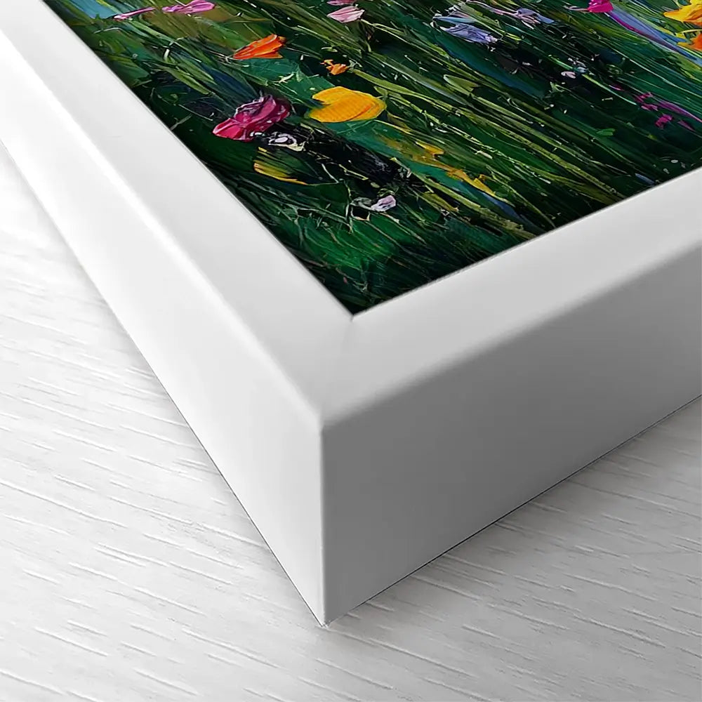 Beachy Blossoms Square Canvas Print Beachy Blossoms Square Canvas Print wall art product David Alexander Elder
