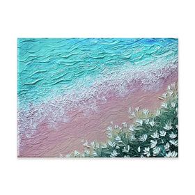Beachy Flowers Canvas Print Beachy Flowers Canvas Print wall art product Nada Khatib
