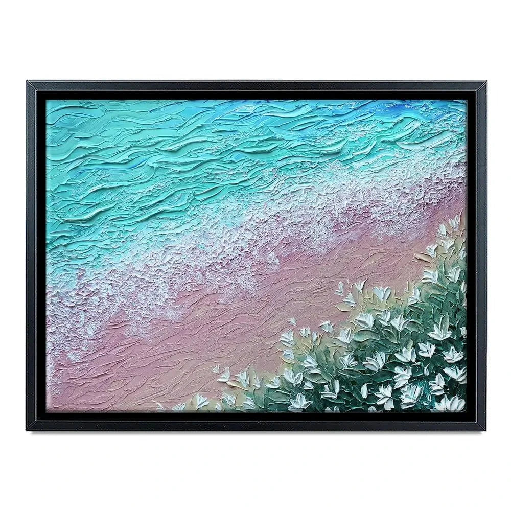Beachy Flowers Canvas Print Beachy Flowers Canvas Print wall art product Nada Khatib