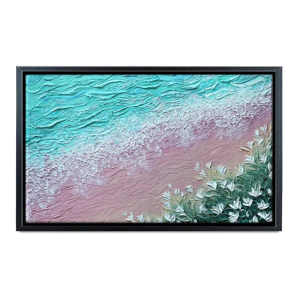 Beachy Flowers Canvas Print Beachy Flowers Canvas Print wall art product Nada Khatib