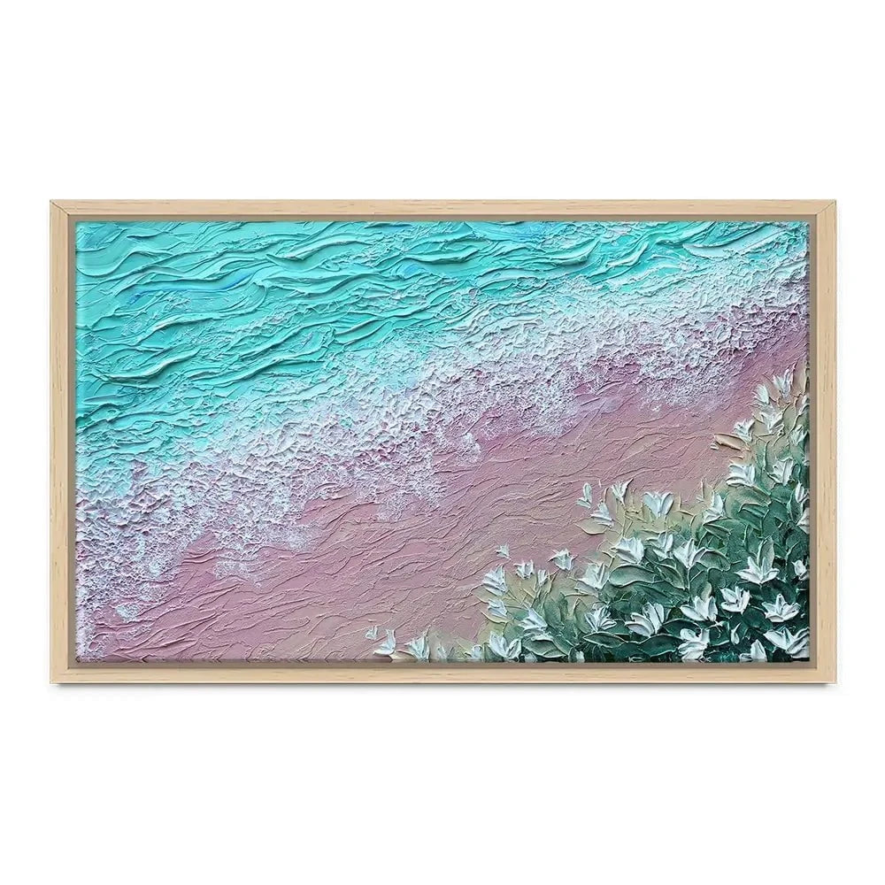 Beachy Flowers Canvas Print Beachy Flowers Canvas Print wall art product Nada Khatib