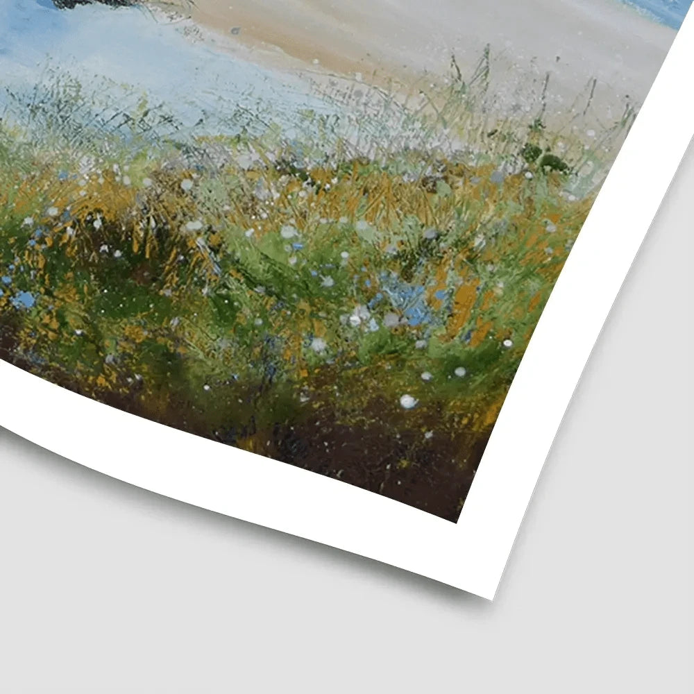 Beachy Square Art Print Beachy Square Art Print wall art product Laure Bury