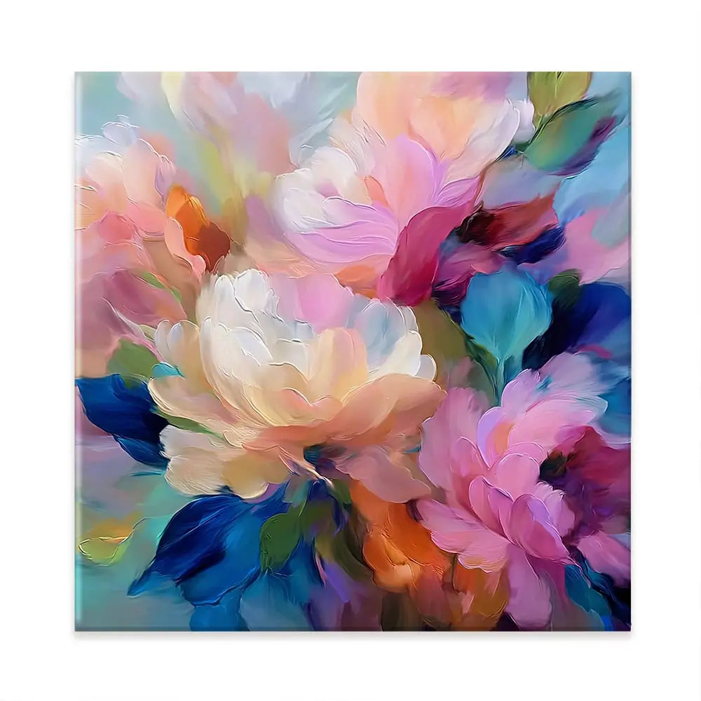 Beaming Bouquet Square Canvas Print Beaming Bouquet Square Canvas Print wall art product David Alexander Elder