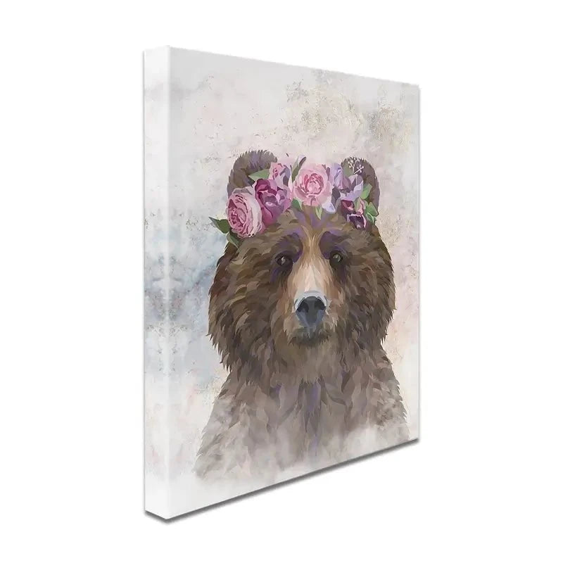 Bear Haze Canvas Print Bear Haze Canvas Print wall art product Sarah Manovski