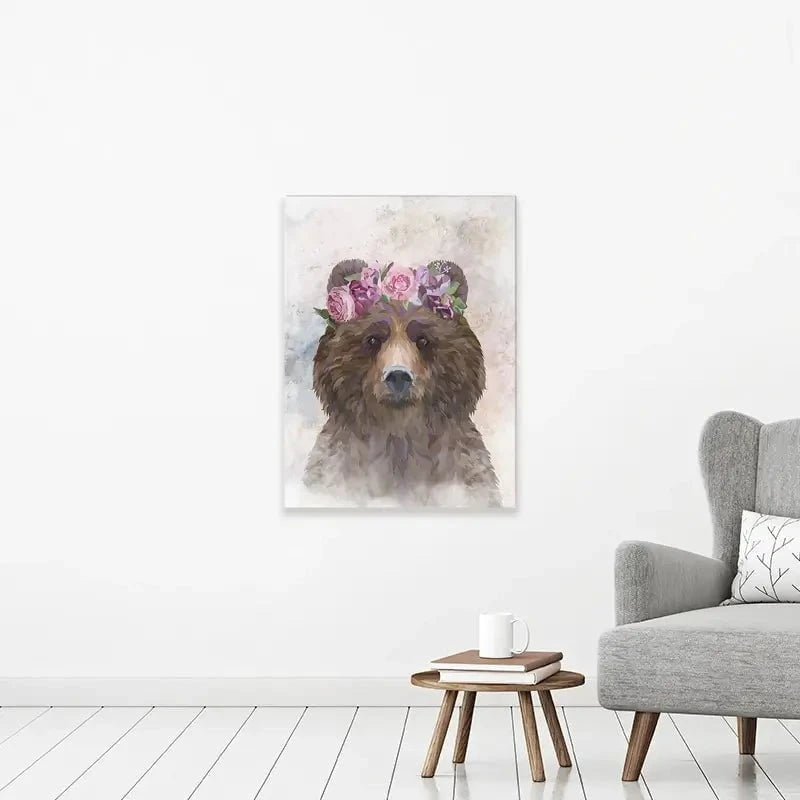 Bear Haze Canvas Print Bear Haze Canvas Print wall art product Sarah Manovski