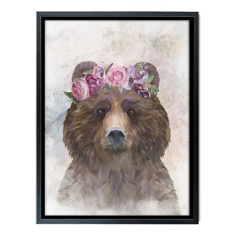 Bear Haze Canvas Print Bear Haze Canvas Print wall art product Sarah Manovski