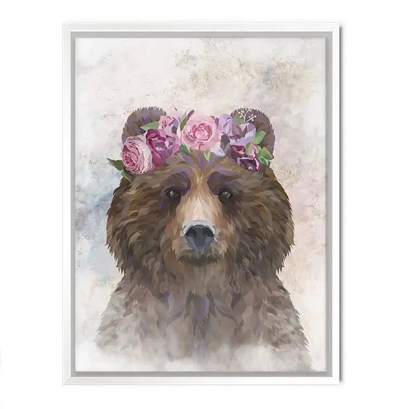 Bear Haze Canvas Print Bear Haze Canvas Print wall art product Sarah Manovski