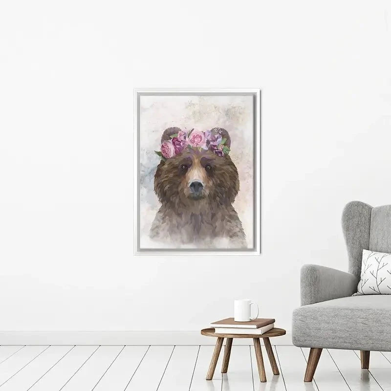 Bear Haze Canvas Print Bear Haze Canvas Print wall art product Sarah Manovski