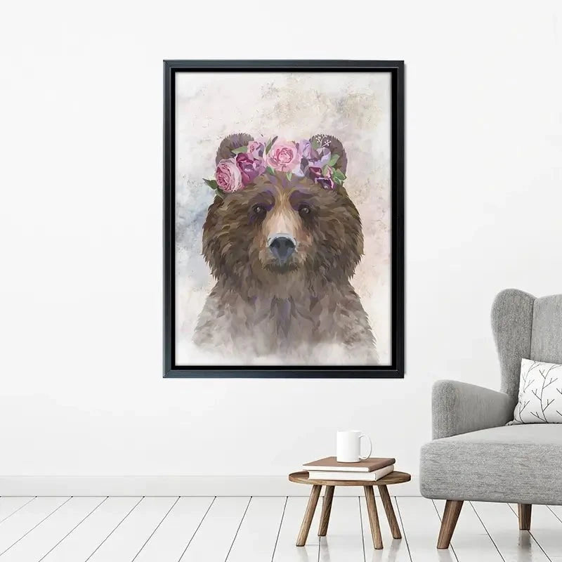 Bear Haze Canvas Print Bear Haze Canvas Print wall art product Sarah Manovski