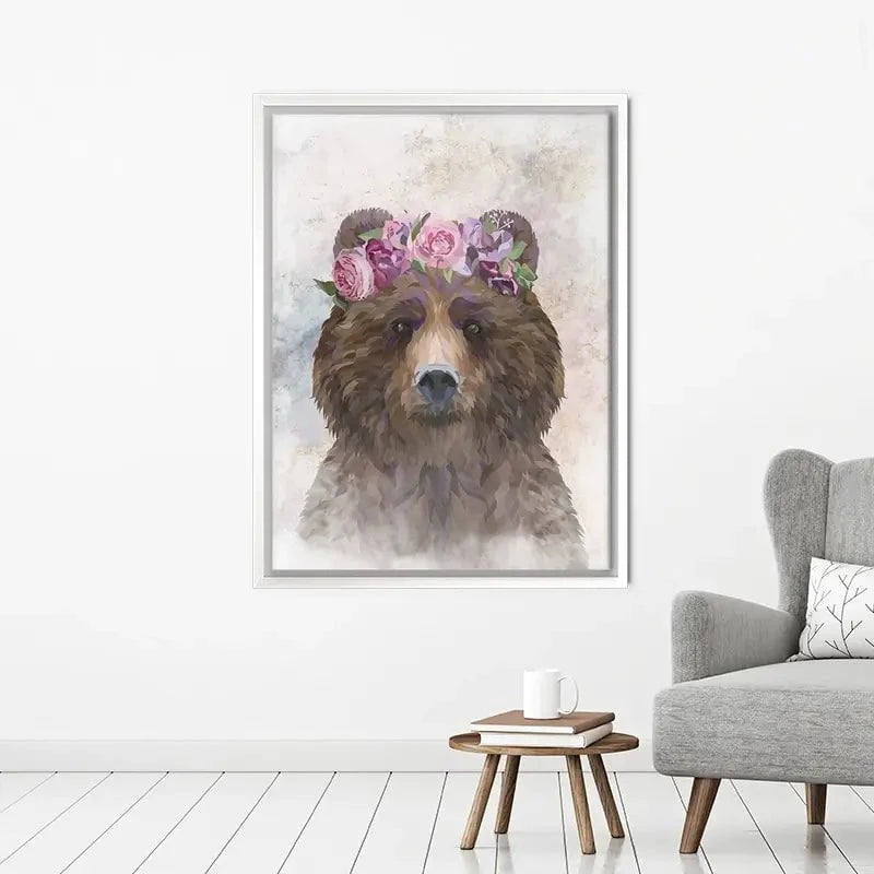 Bear Haze Canvas Print Bear Haze Canvas Print wall art product Sarah Manovski