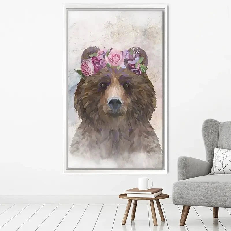 Bear Haze Canvas Print Bear Haze Canvas Print wall art product Sarah Manovski