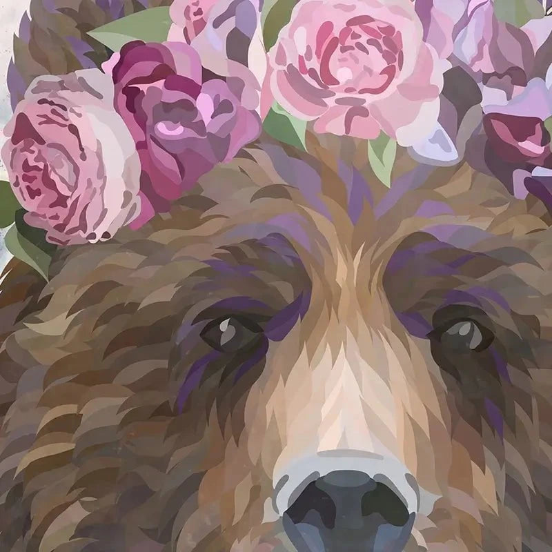 Bear Haze Framed Art Print Bear Haze Framed Art Print wall art product Sarah Manovski