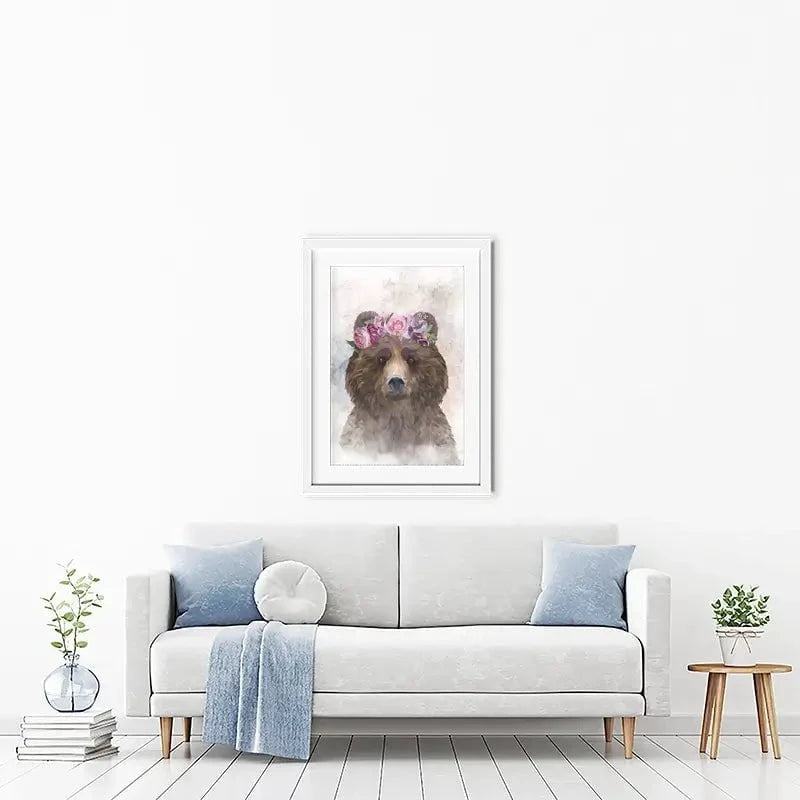 Bear Haze Framed Art Print Bear Haze Framed Art Print wall art product Sarah Manovski