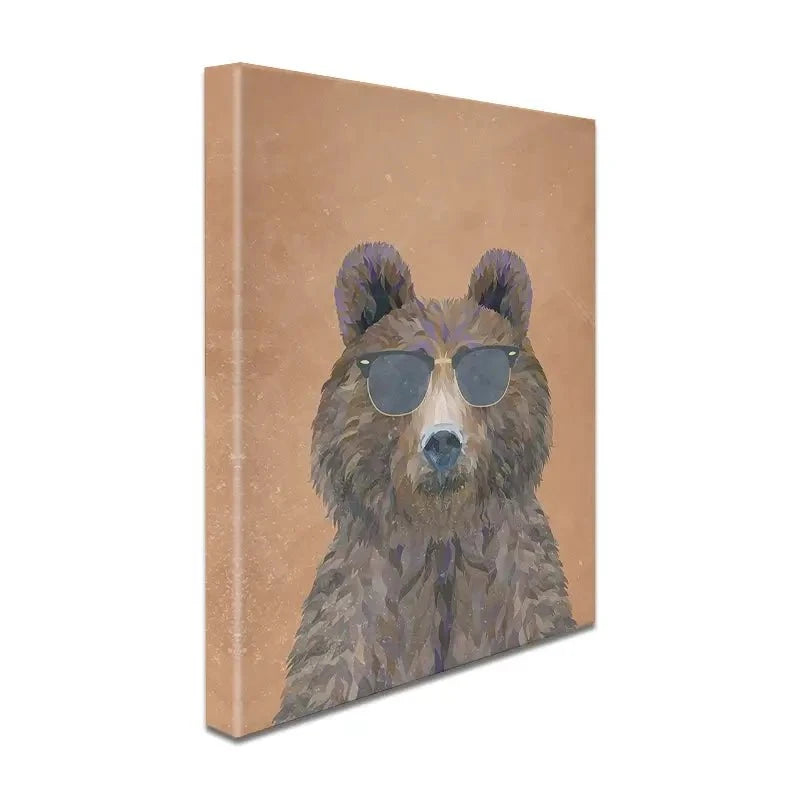 Beary Nice To Meet You Canvas Print Beary Nice To Meet You Canvas Print wall art product Sarah Manovski