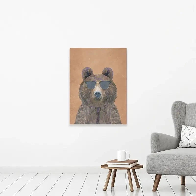Beary Nice To Meet You Canvas Print Beary Nice To Meet You Canvas Print wall art product Sarah Manovski