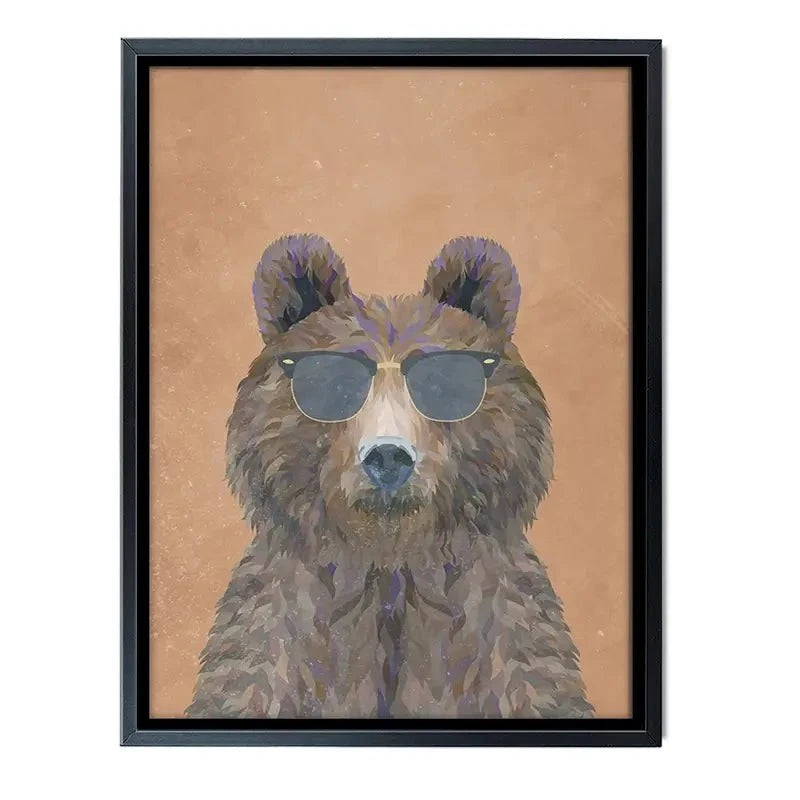 Beary Nice To Meet You Canvas Print Beary Nice To Meet You Canvas Print wall art product Sarah Manovski