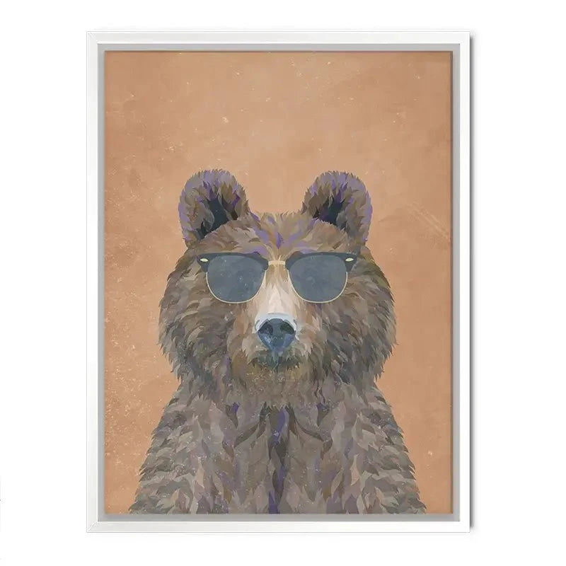 Beary Nice To Meet You Canvas Print Beary Nice To Meet You Canvas Print wall art product Sarah Manovski