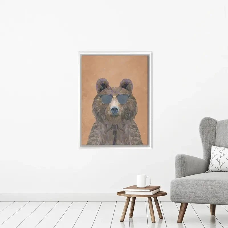 Beary Nice To Meet You Canvas Print Beary Nice To Meet You Canvas Print wall art product Sarah Manovski