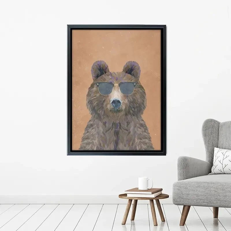 Beary Nice To Meet You Canvas Print Beary Nice To Meet You Canvas Print wall art product Sarah Manovski