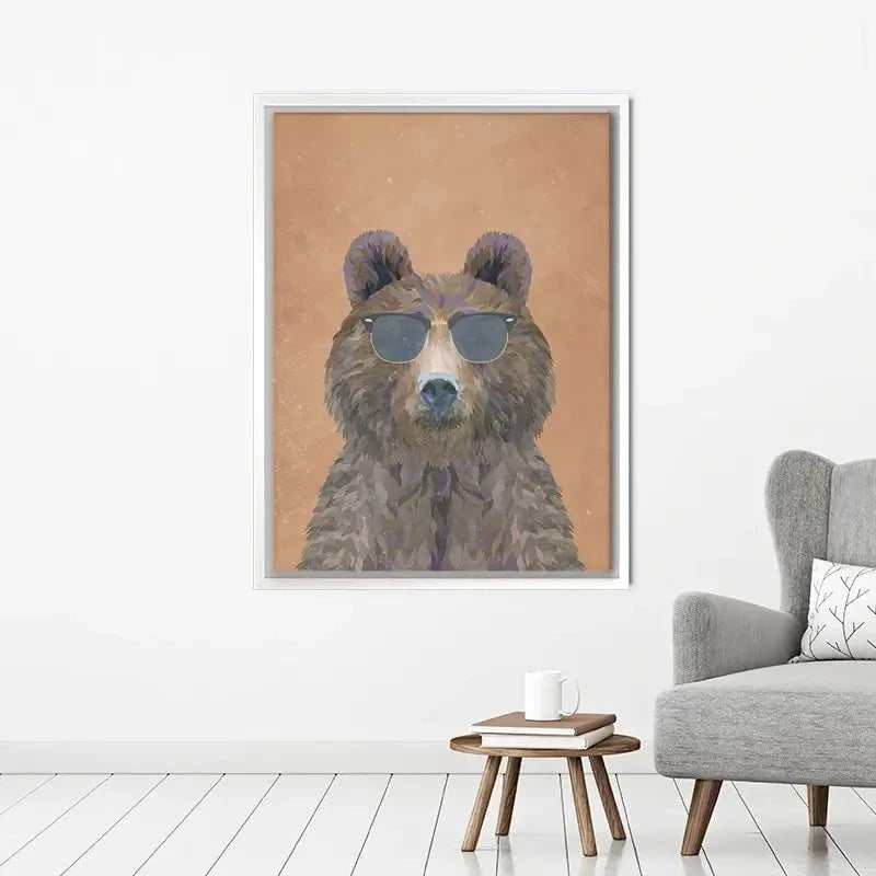 Beary Nice To Meet You Canvas Print Beary Nice To Meet You Canvas Print wall art product Sarah Manovski