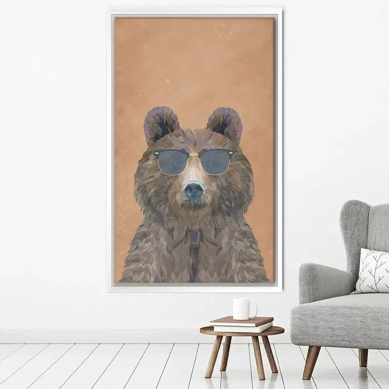 Beary Nice To Meet You Canvas Print Beary Nice To Meet You Canvas Print wall art product Sarah Manovski