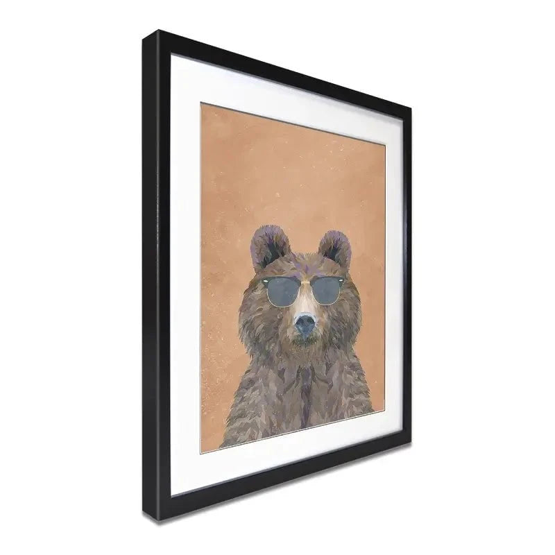 Beary Nice To Meet You Framed Art Print Beary Nice To Meet You Framed Art Print wall art product Sarah Manovski