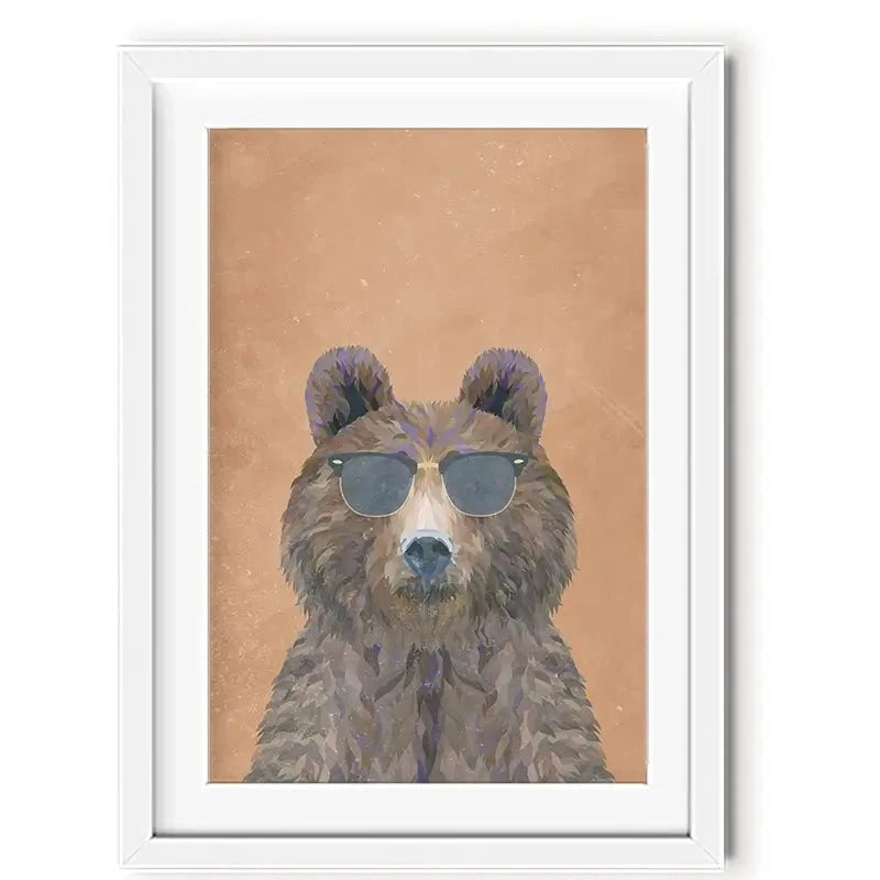 Beary Nice To Meet You Framed Art Print Beary Nice To Meet You Framed Art Print wall art product Sarah Manovski