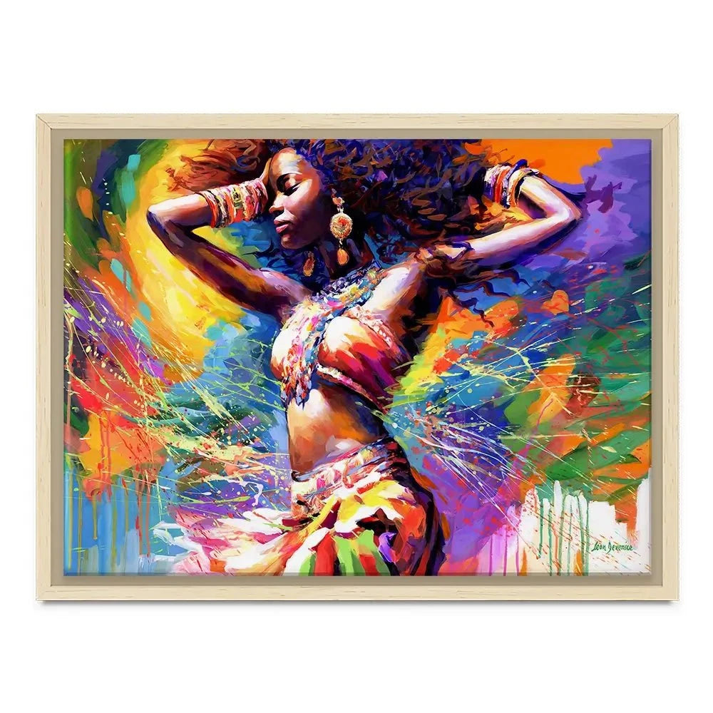 Beautiful African Woman Canvas Print Beautiful African Woman Canvas Print wall art product Leon Devenice