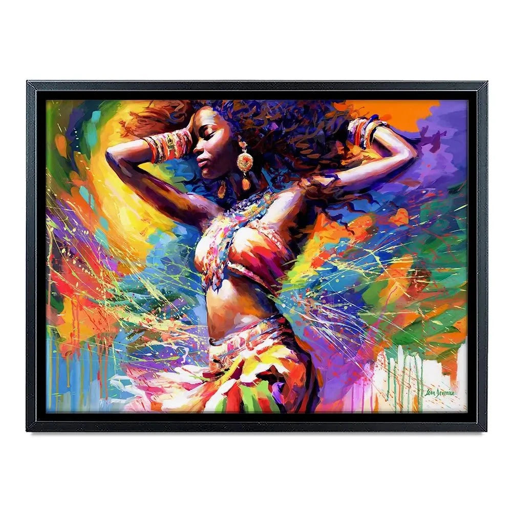 Beautiful African Woman Canvas Print Beautiful African Woman Canvas Print wall art product Leon Devenice
