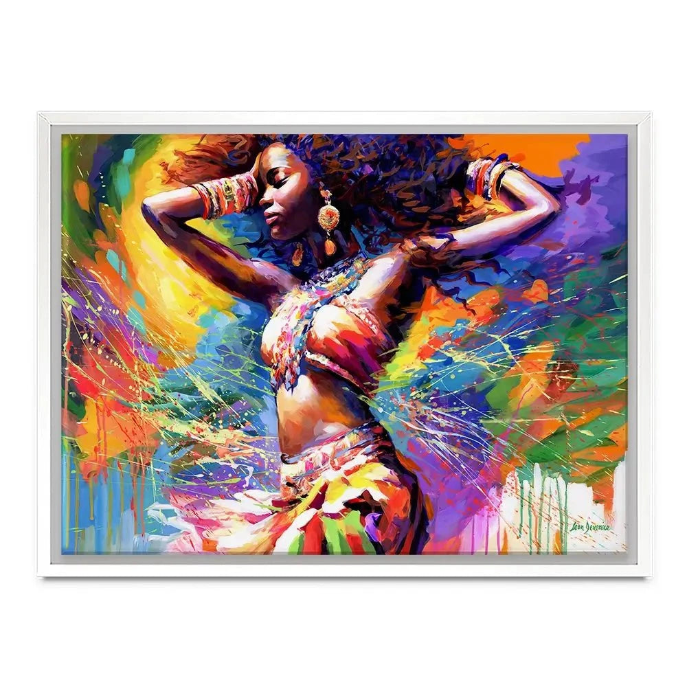 Beautiful African Woman Canvas Print Beautiful African Woman Canvas Print wall art product Leon Devenice