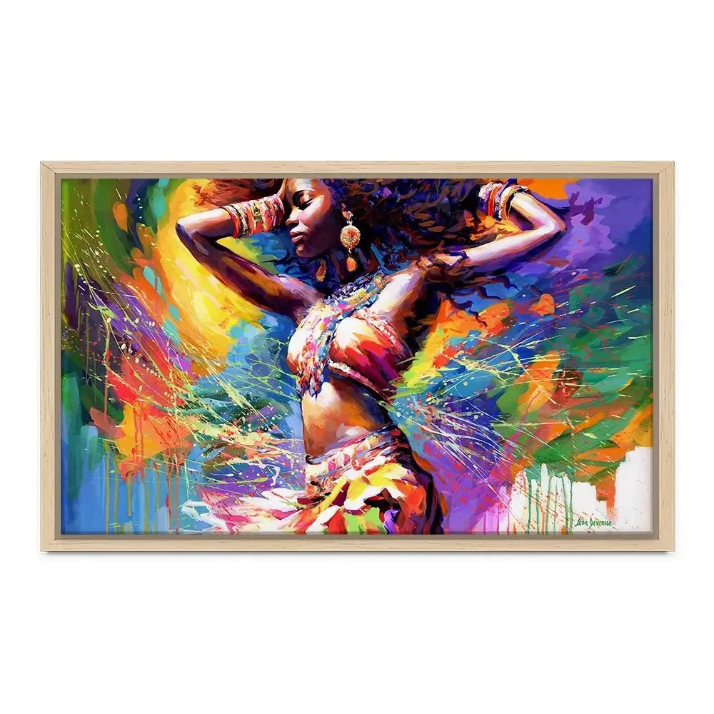 Beautiful African Woman Canvas Print Beautiful African Woman Canvas Print wall art product Leon Devenice