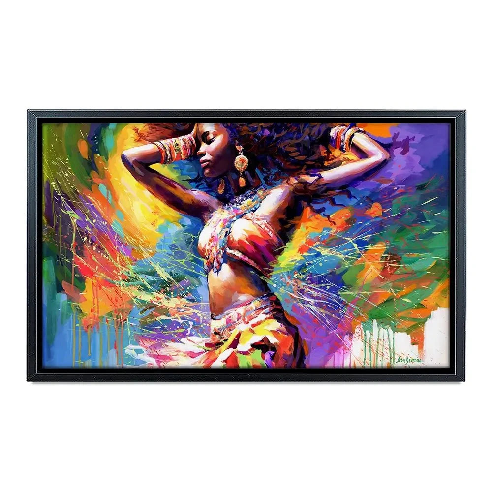 Beautiful African Woman Canvas Print Beautiful African Woman Canvas Print wall art product Leon Devenice
