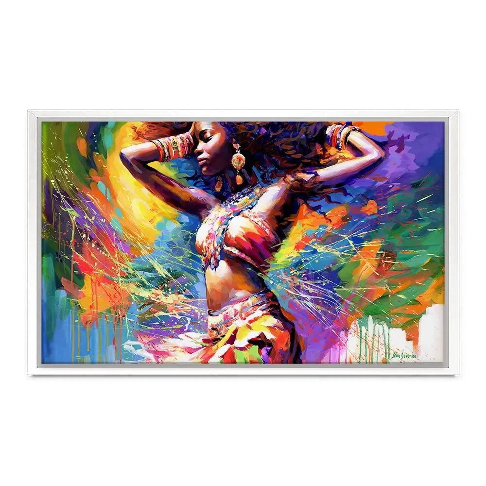 Beautiful African Woman Canvas Print Beautiful African Woman Canvas Print wall art product Leon Devenice