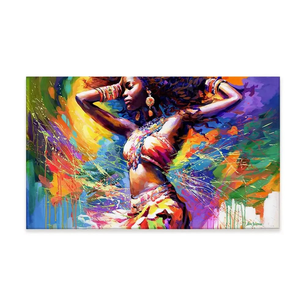 Beautiful African Woman Canvas Print Beautiful African Woman Canvas Print wall art product Leon Devenice