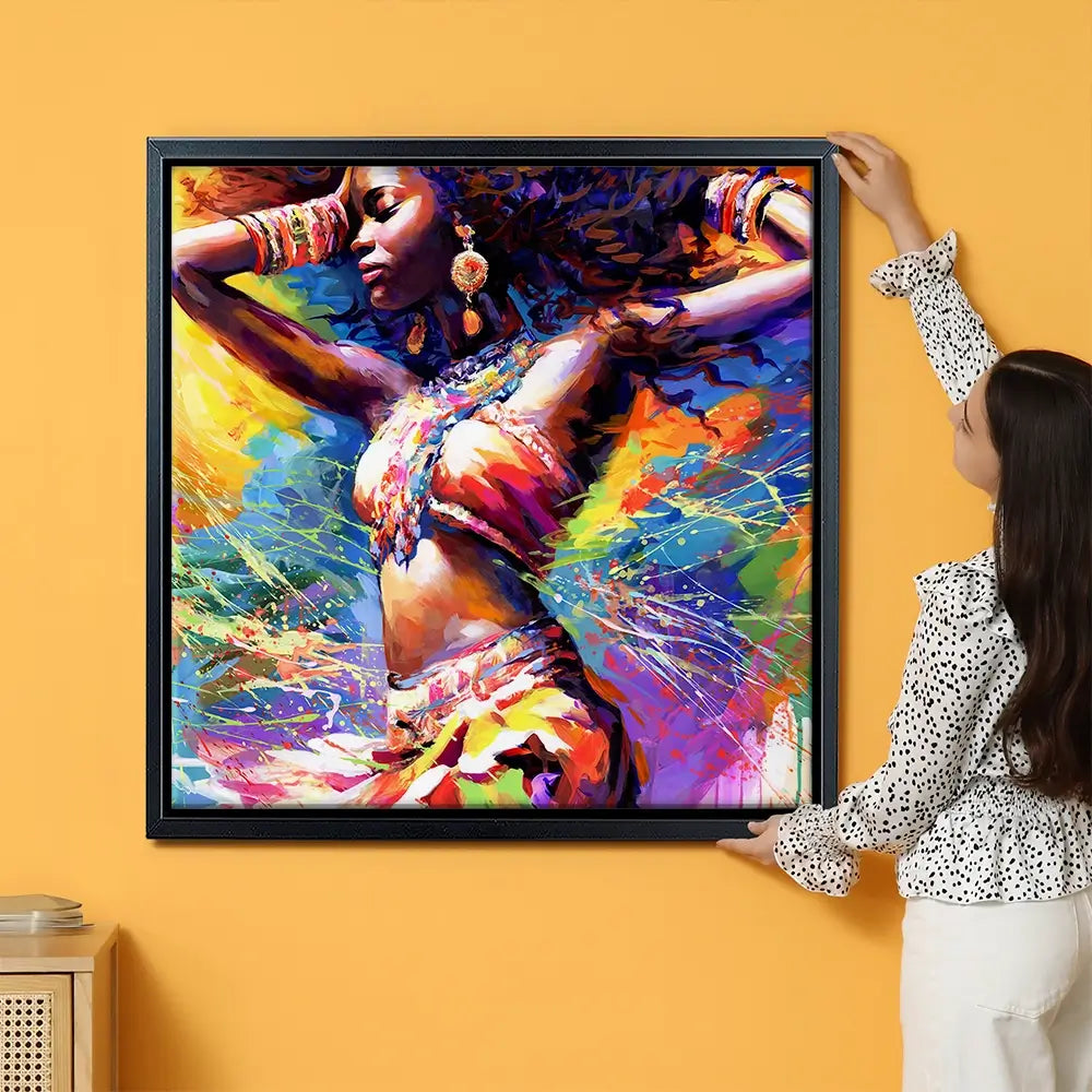 Beautiful African Woman Oversized Canvas Print Beautiful African Woman Oversized Canvas Print wall art product Art Print Shop