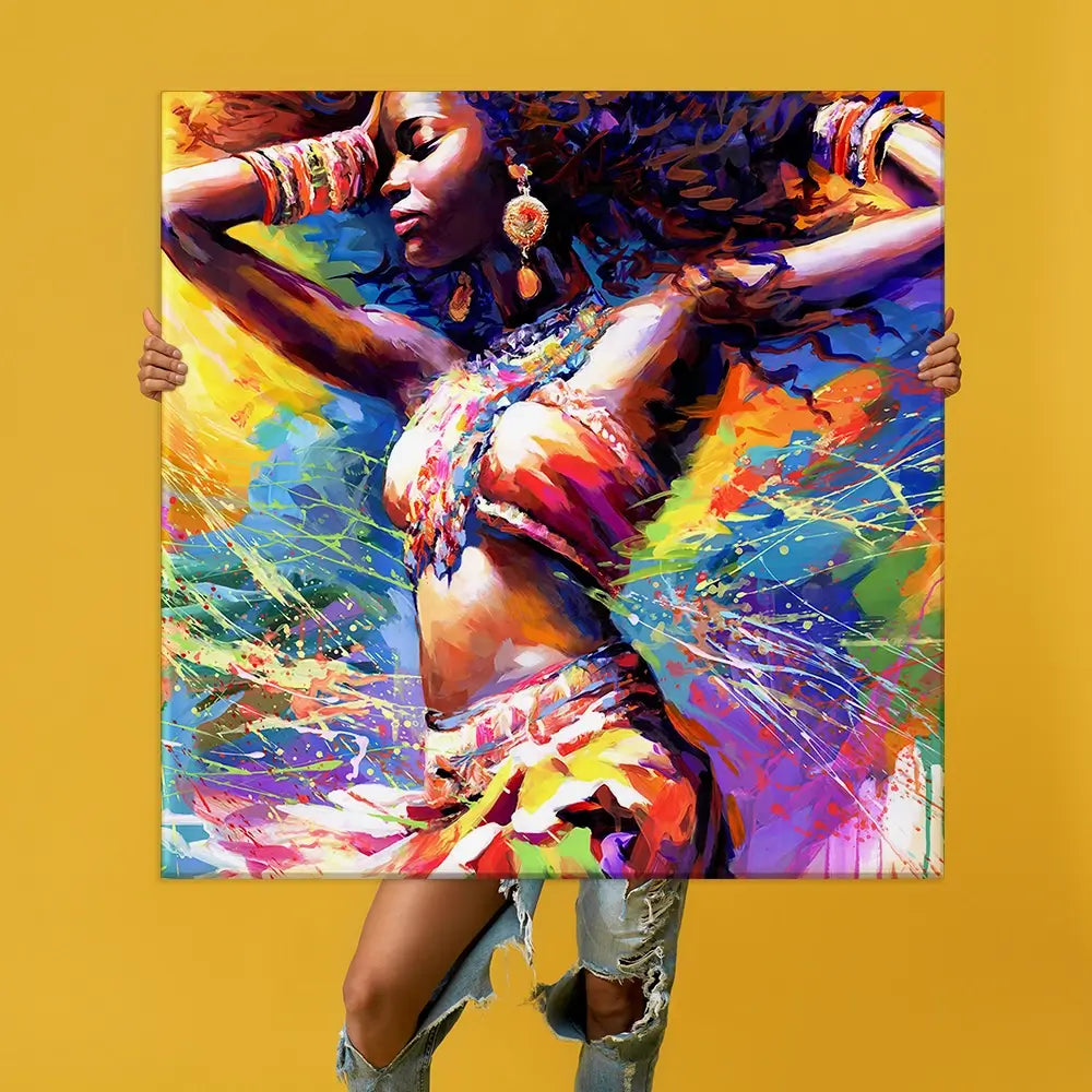 Beautiful African Woman Oversized Canvas Print Beautiful African Woman Oversized Canvas Print wall art product Art Print Shop