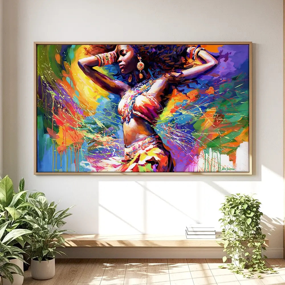Beautiful African Woman Oversized Canvas Print Beautiful African Woman Oversized Canvas Print wall art product Art Print Shop
