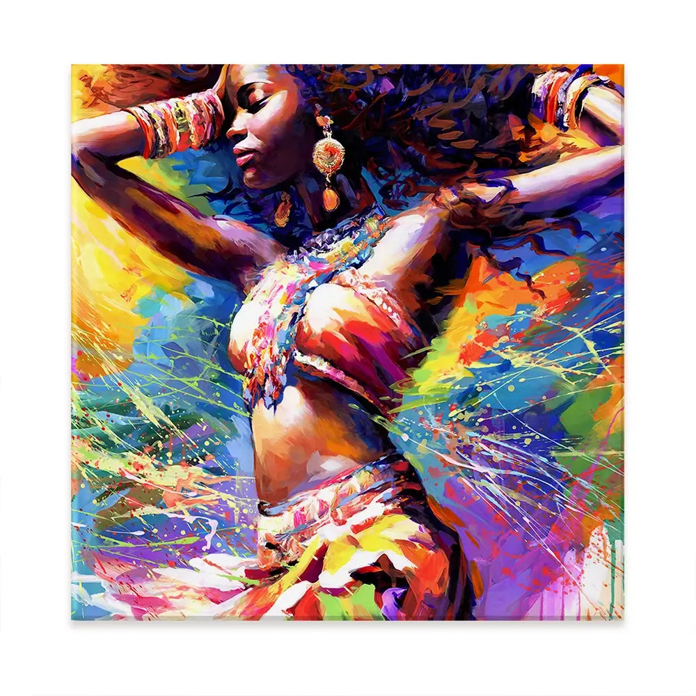Beautiful African Woman Oversized Canvas Print Beautiful African Woman Oversized Canvas Print wall art product Art Print Shop