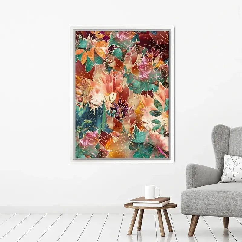 Beautiful Autumn Leaves Canvas Print Beautiful Autumn Leaves Canvas Print wall art product Sarah Manovski