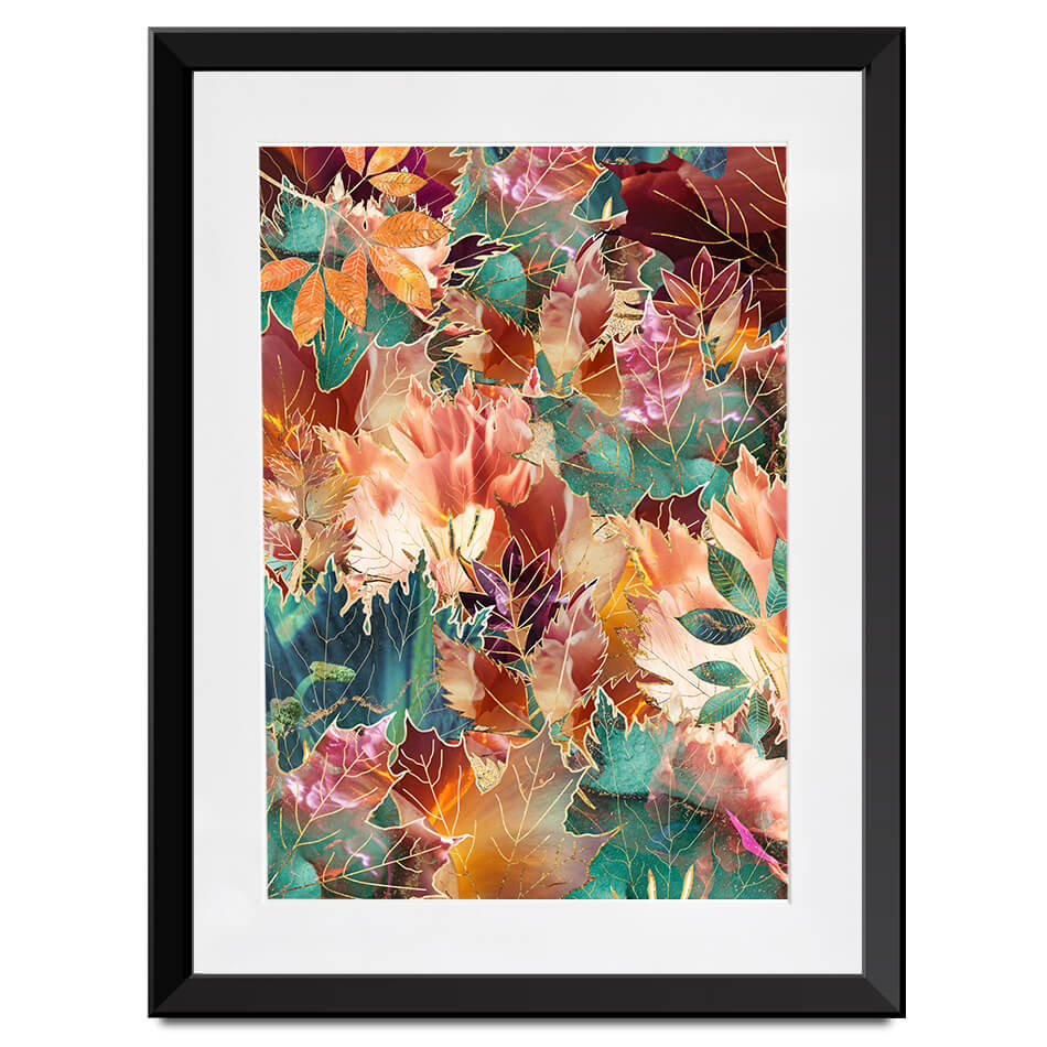 Beautiful Autumn Leaves Framed Art Print Beautiful Autumn Leaves Framed Art Print wall art product Sarah Manovski