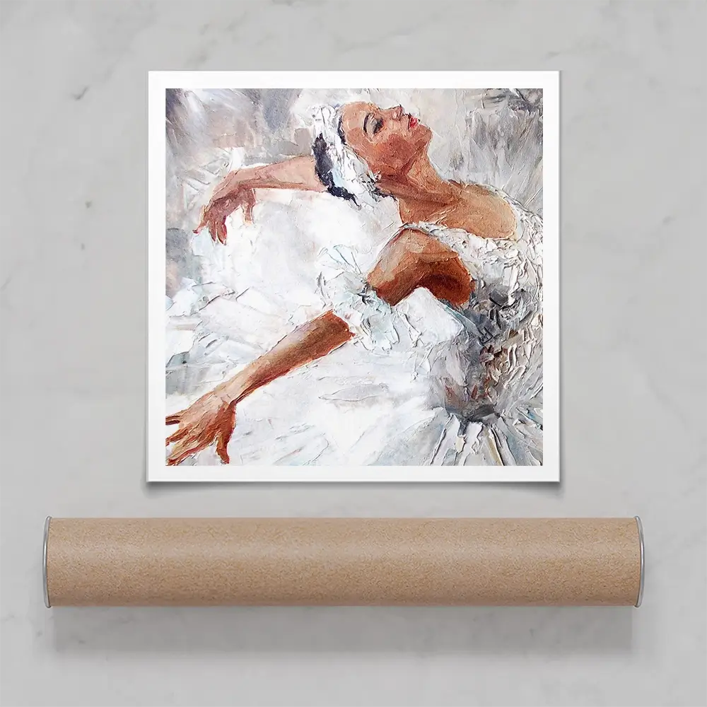 Beautiful Ballerina Square Art Print Beautiful Ballerina Square Art Print wall art product Maria Bo / Shutterstock