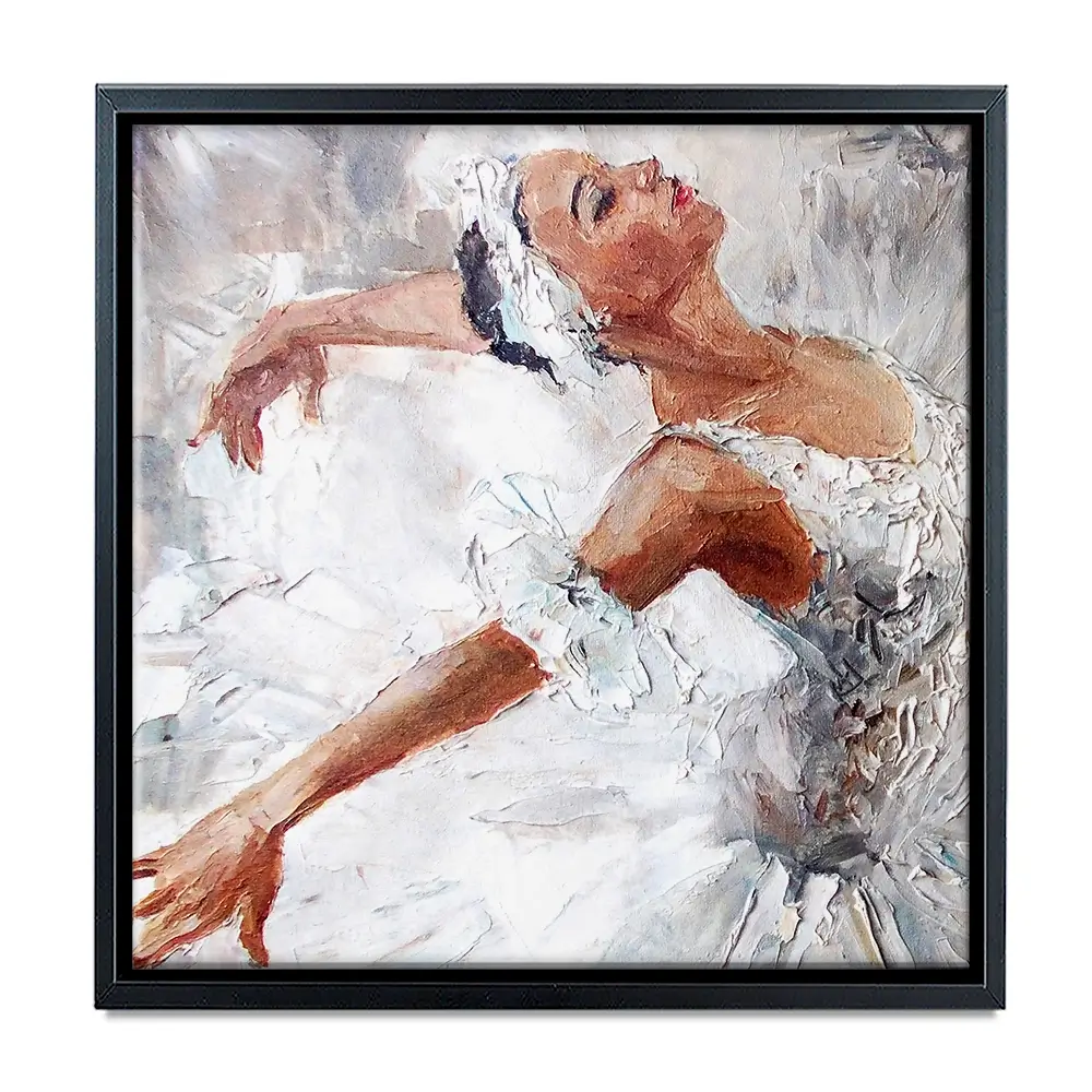 Beautiful Ballerina Square Canvas Print Beautiful Ballerina Square Canvas Print wall art product Maria Bo / Shutterstock