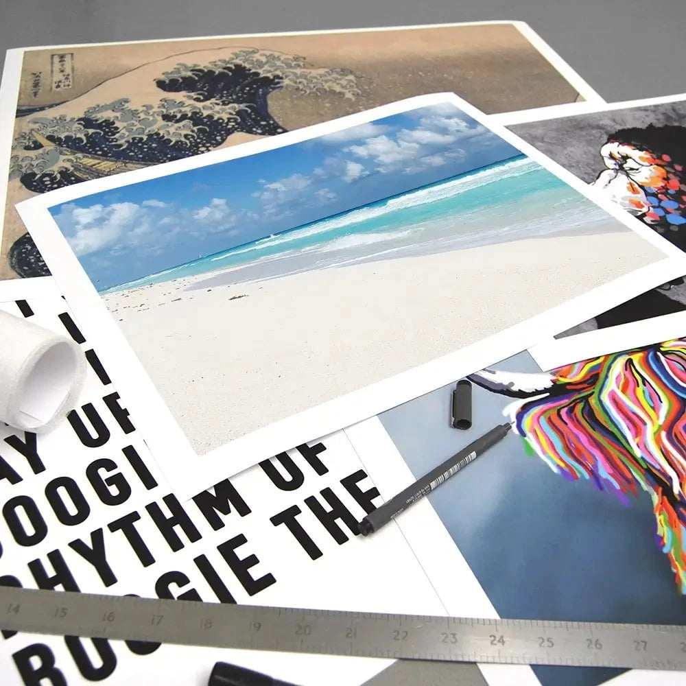 Beautiful Beach Scene Art Print Beautiful Beach Scene Art Print wall art product Ligia Aguilar / Shutterstock